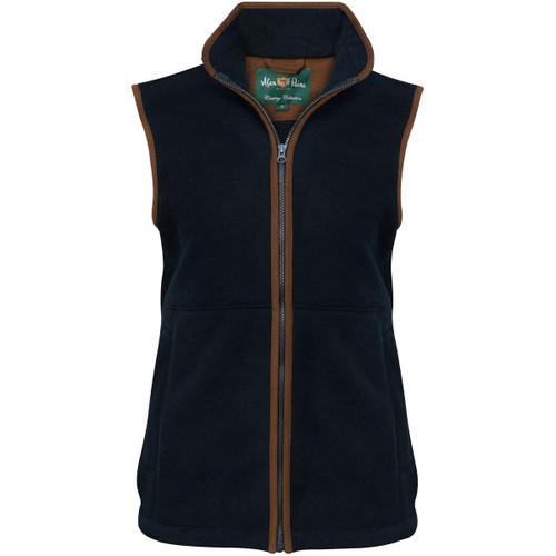 Dark Navy Alan Paine Womens Aylsham Fleece Waistcoat