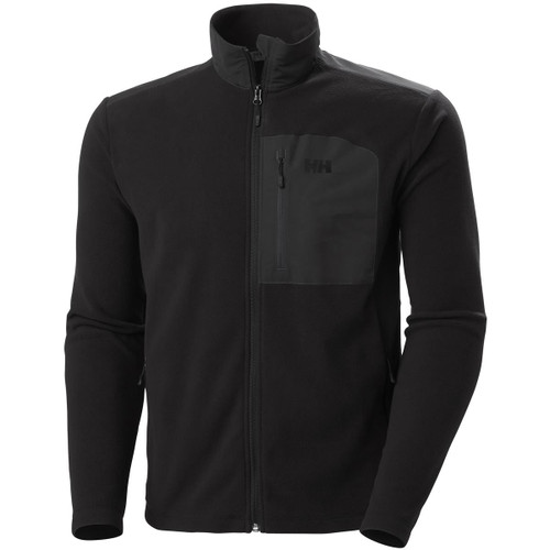 Black Helly Hansen Mens Daybreaker Block Microfleece Jacket