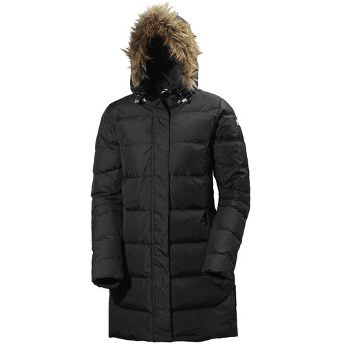 Black Helly Hansen Womens Aden Down Parka