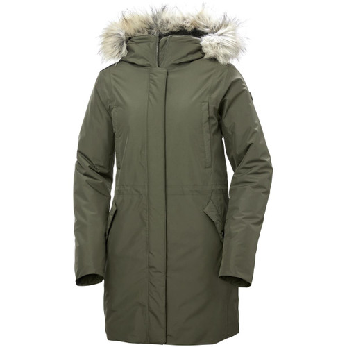 Utility Green Helly Hansen Womens Irma Parka