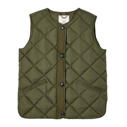 Grape Leaf Joules Womens Radley Quilted Gilet