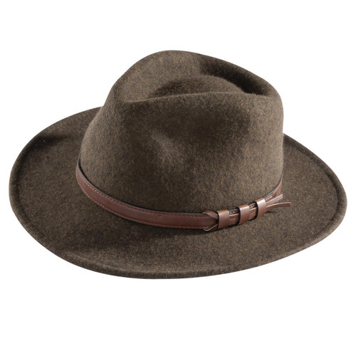 Brown Alan Paine Mens Richmond Felt Hat