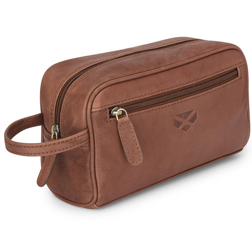 Hoggs Of Fife Monarch Leather Wash Bag Hoggs Of Fife Monarch Leather Wash Bag