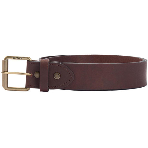 Barbour Mens Contrast Leather Belt