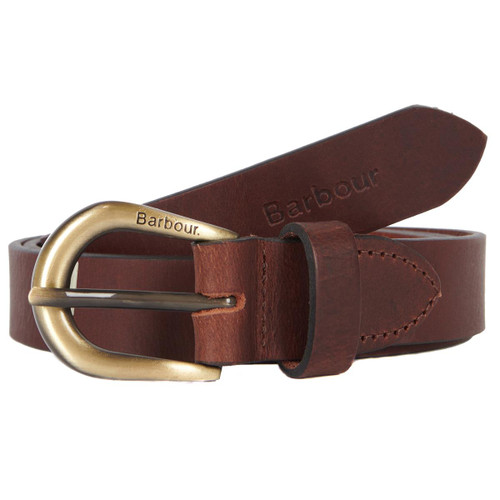 Brown Barbour Womens Allanton Leather Belt