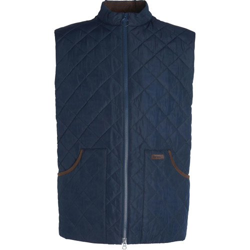 Navy Barbour Mens Chesterwood Gilet