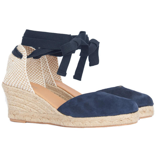 Dark Navy Barbour Womens Juana Espadrille