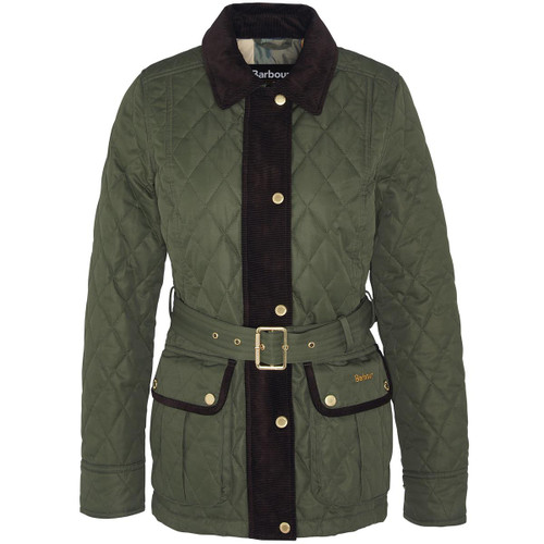 Olive Barbour Womens Lily Quilt Jacket