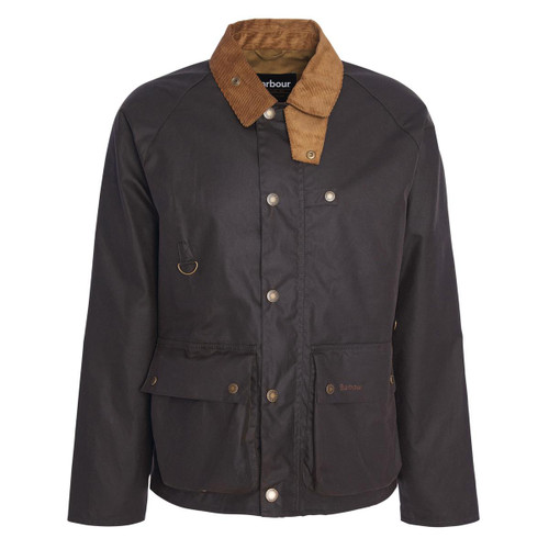 Olive Barbour Mens Utility Spey Wax Jacket