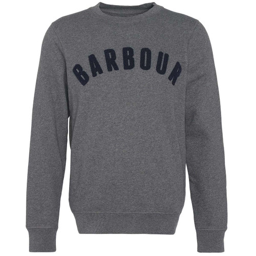Mid Grey Marl Barbour Mens Prep Logo Sweatshirt