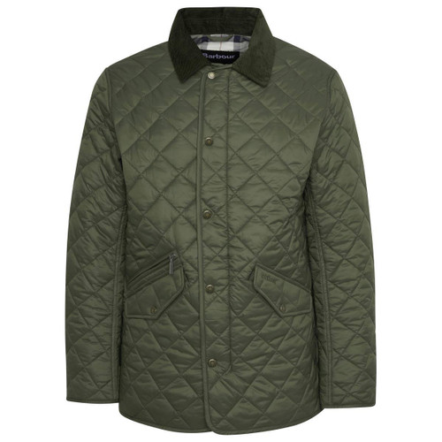 Uniform Green Barbour Mens Modern Chelsea Quilt Jacket