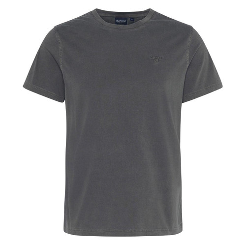Gunmetal Barbour Mens Garment Dyed Tee