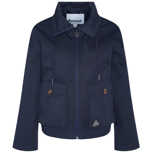 Dark Navy Barbour Womens Fairbourne Showerproof Jacket