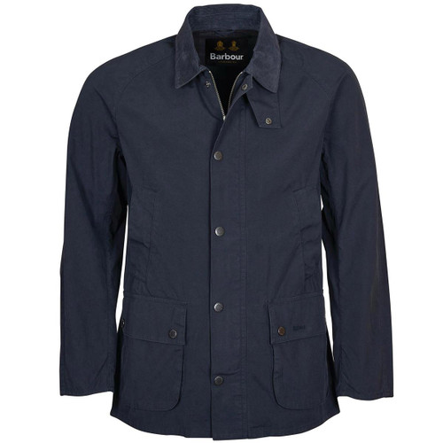 Navy Barbour Mens Ashby Casual Jacket