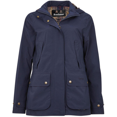 Navy/Classic Barbour Womens Clyde Jacket