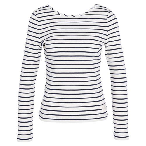 Cloud Stripe Barbour Womens Langton Top