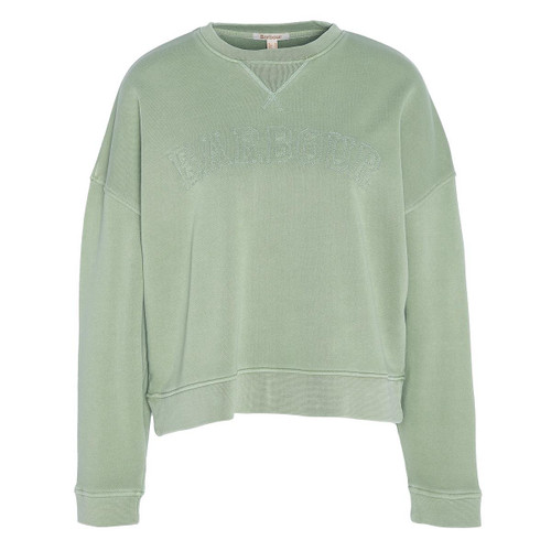 Nephrite Green Barbour Womens Sandgate Sweatshirt