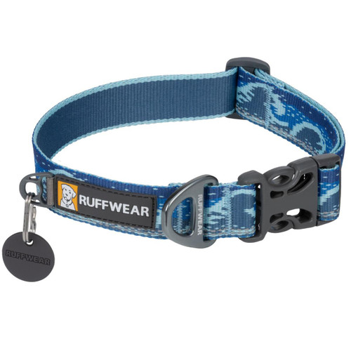 Midnight Wave Ruffwear Crag Reflective Dog Collar