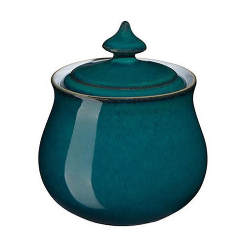 Denby Greenwich Covered Sugar Bowl  Denby Greenwich Covered Sugar Bowl