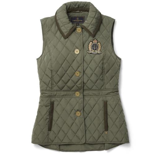 Sage Fairfax & Favor Womens Bella Quilted Gilet 