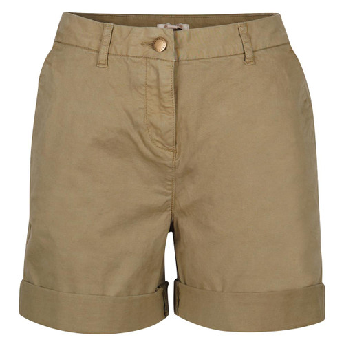 Khaki Barbour Womens Chino Shorts