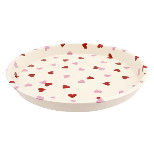 Emma Bridgewater Pink Hearts Deepwell Round Tin Tray