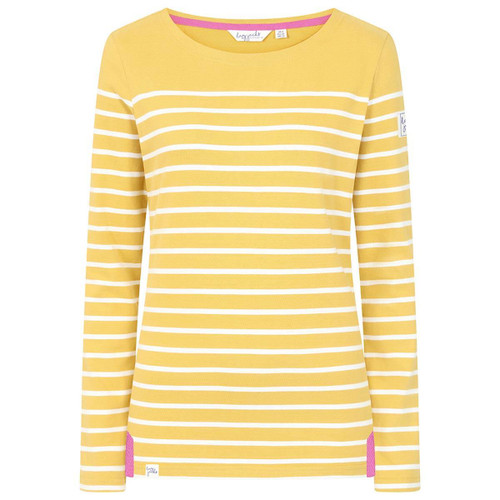 Heather Lazy Jacks Womens LJ97 Striped Breton Top Heather Lazy Jacks Womens LJ97 Striped Breton Top
