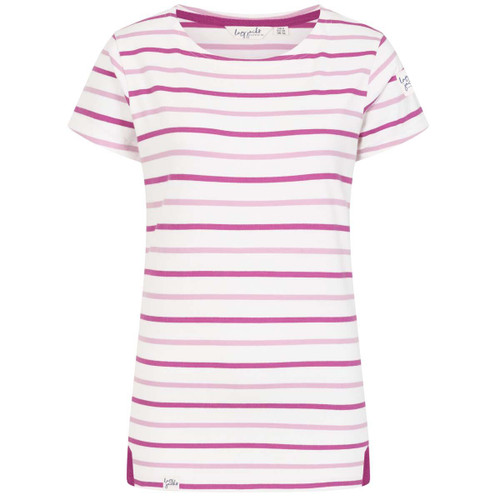 Pink Lazy Jacks Womens LJ8 Breton Top