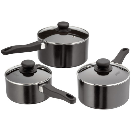 Judge Essentials 3 Piece Non-Stick Saucepan Set