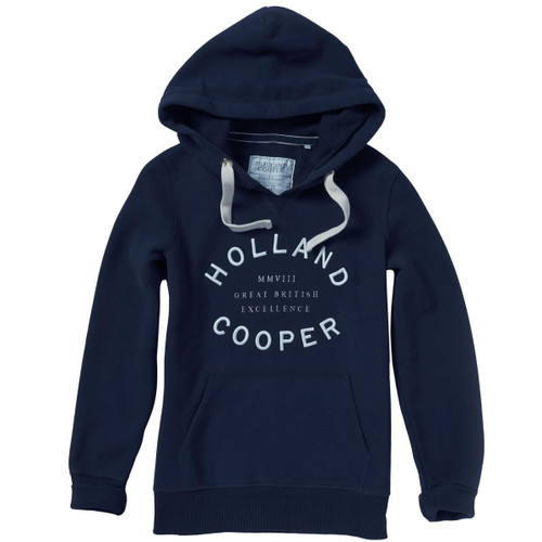 Ink Navy Holland Cooper Womens Varsity Hoodie 