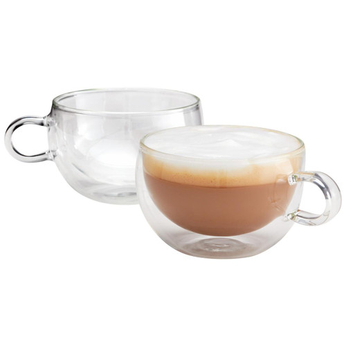 Judge Duo 2 Piece Form Latte Glass Set 325ml