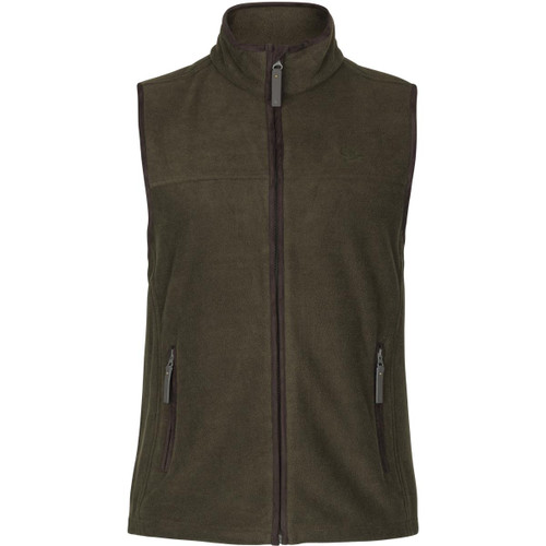 Pine Green Melange Seeland Mens Woodcock Earl Fleece Waistcoat