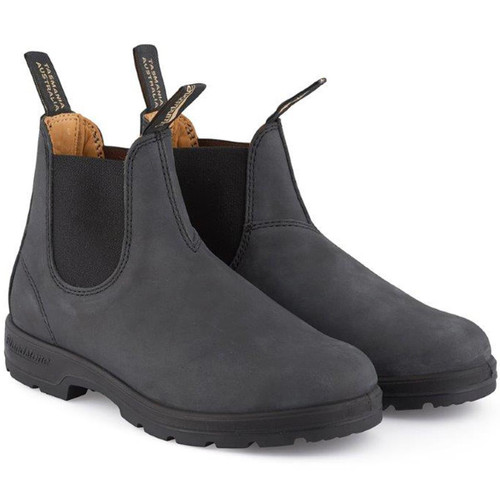 Rustic Black Blundstone Unisex Classics 587 Chelsea Boot