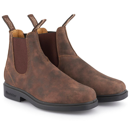 Rustic Brown Blundstone Unisex Dress 1306 Chelsea Boot