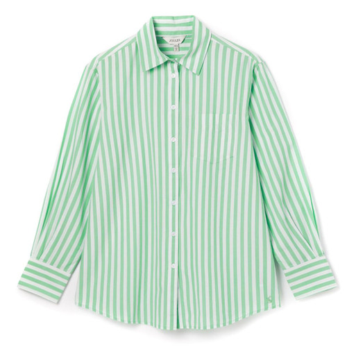 Green Stripe Joules Amilla Womens Striped Shirt