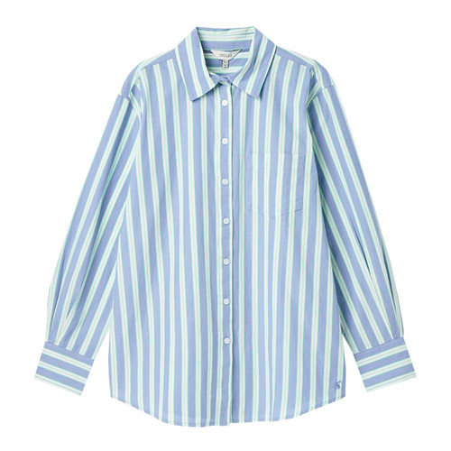 Blue Stripe Joules Amilla Womens Striped Shirt