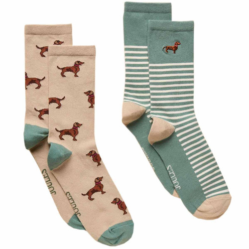 Joules Womens Everyday Socks 2 Pack