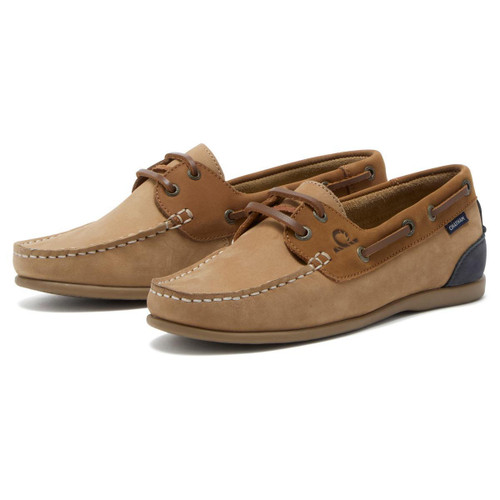 Tan/Tan Chatham Womens Penang Deck Shoe