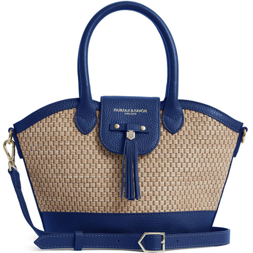 Porto Blue Fairfax & Favor Mini Windsor Basket Bag