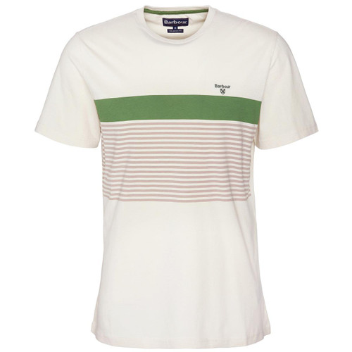 Rainy Day Barbour Mens Braeside Striped Graphic T-Shirt