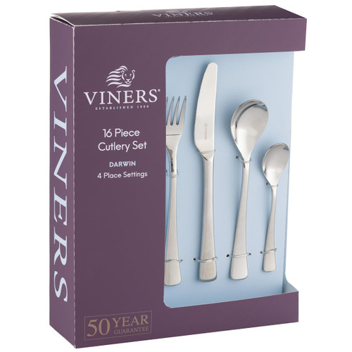 Viners Darwin 16 Piece Cutlery Set
