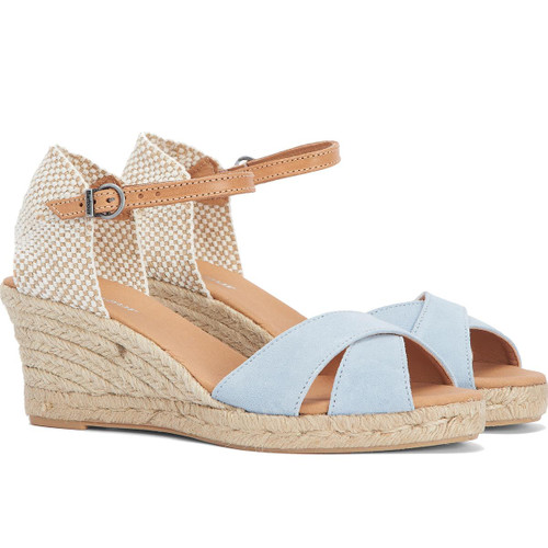 Blue Mist Barbour Womens Falmouth Sandal