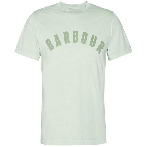 Sea Foam Barbour Mens Terra Dye T-Shirt