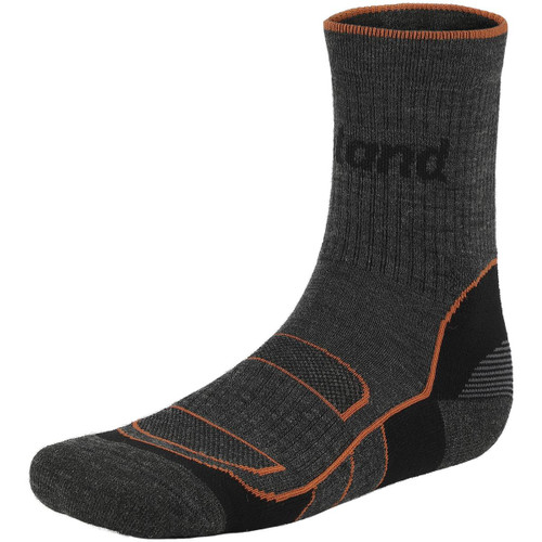 Grey/Black Seeland Mens Forest Socks