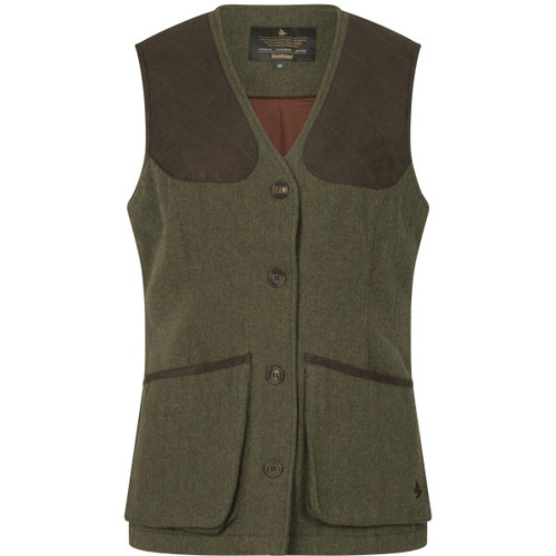 Moss Green Seeland Womens Hillside Harriet Waistcoat