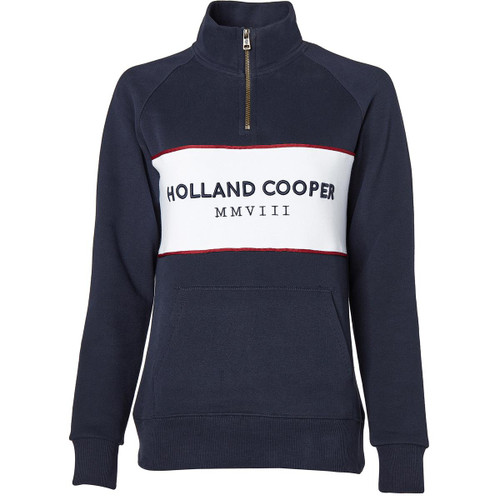 Ink Navy Holland Cooper Womens Sporting Heritage Zip Henley Ink Navy Holland Cooper Womens Sporting Heritage Zip Henley