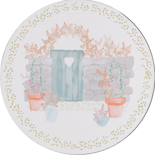Denby Set of 6 Walled Garden Round Coasters