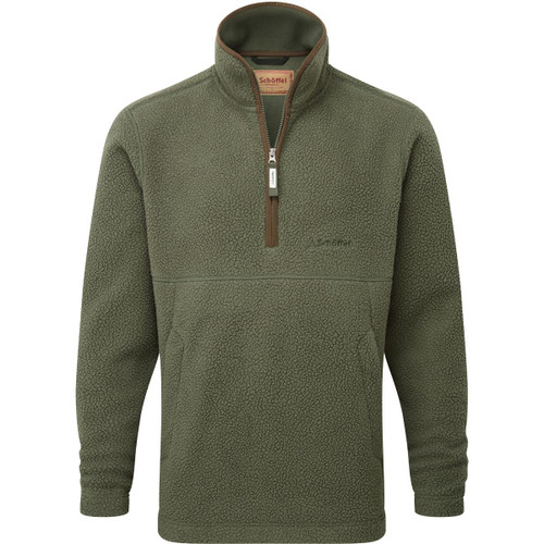 Woodland Schoffel Mens Berkeley Retro Fleece 1/4 Zip
