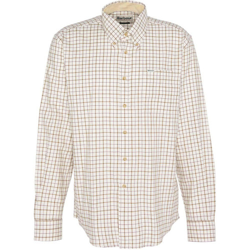 Merlot Barbour Mens Bank Tattersall Regular Shirt
