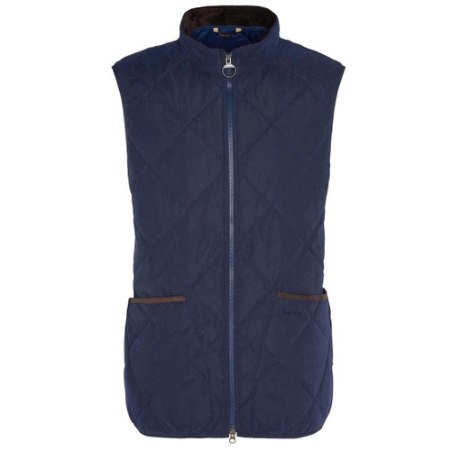 Navy Barbour Mens Country Liddesdale Quilted Gilet 